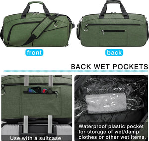 Sports Small Gym Bag for Men and Women Travel Duffel Bag Workout Bag with Shoes Compartment