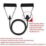 Resistance Bands with Handles, Exercise Bands, Workout Bands with Handles for Men Women, Strength Training Equipment at Home