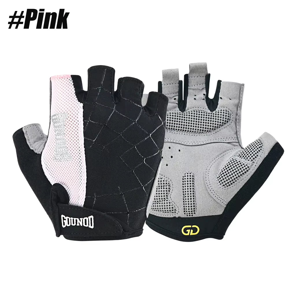1Pair Gym Workout Gloves, Fingerless Gloves for Weightlifting,Lightweight Breathable Fitness Gloves,Sports Gloves for Training