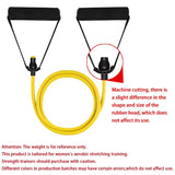 Resistance Bands with Handles, Exercise Bands, Workout Bands with Handles for Men Women, Strength Training Equipment at Home