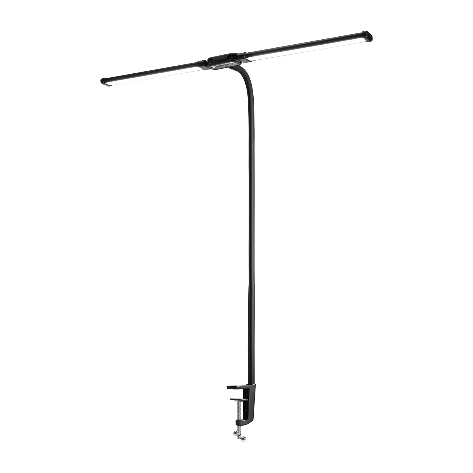LED Desk Lamp with Clamp Double Head Desk Lamp with 360¡Ã Adjustable Gooseneck