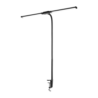 LED Desk Lamp with Clamp Double Head Desk Lamp with 360¡Ã Adjustable Gooseneck