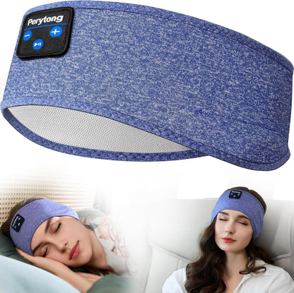 Bluetooth Sports Headband Headphones with Ultra-Thin HD Stereo Speakers for Sleep, Workouts, Jogging, Yoga, Insomnia Relief, Air Travel, and Meditation