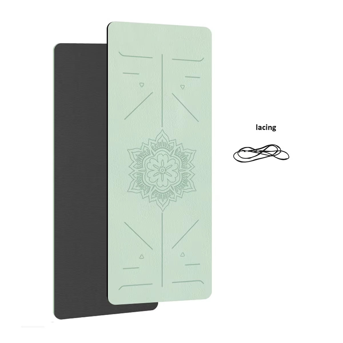 Anti-Slip Yoga MATS, Pilates Fitness MATS, Eco-Friendly, Women'S Yoga MATS, and Exercise MATS Suitable for Home Workouts