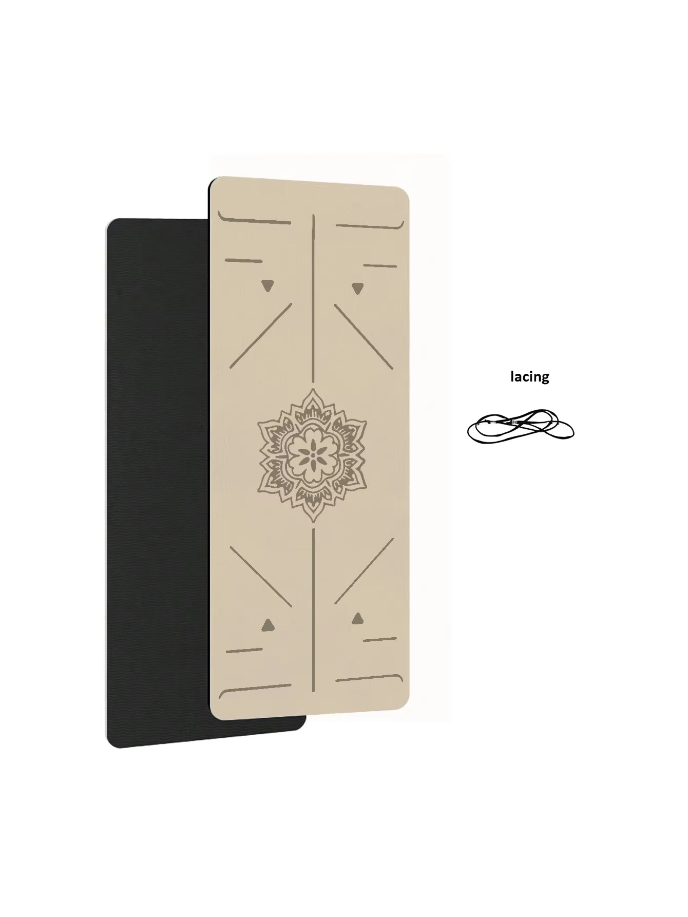 Anti-Slip Yoga MATS, Pilates Fitness MATS, Eco-Friendly, Women'S Yoga MATS, and Exercise MATS Suitable for Home Workouts
