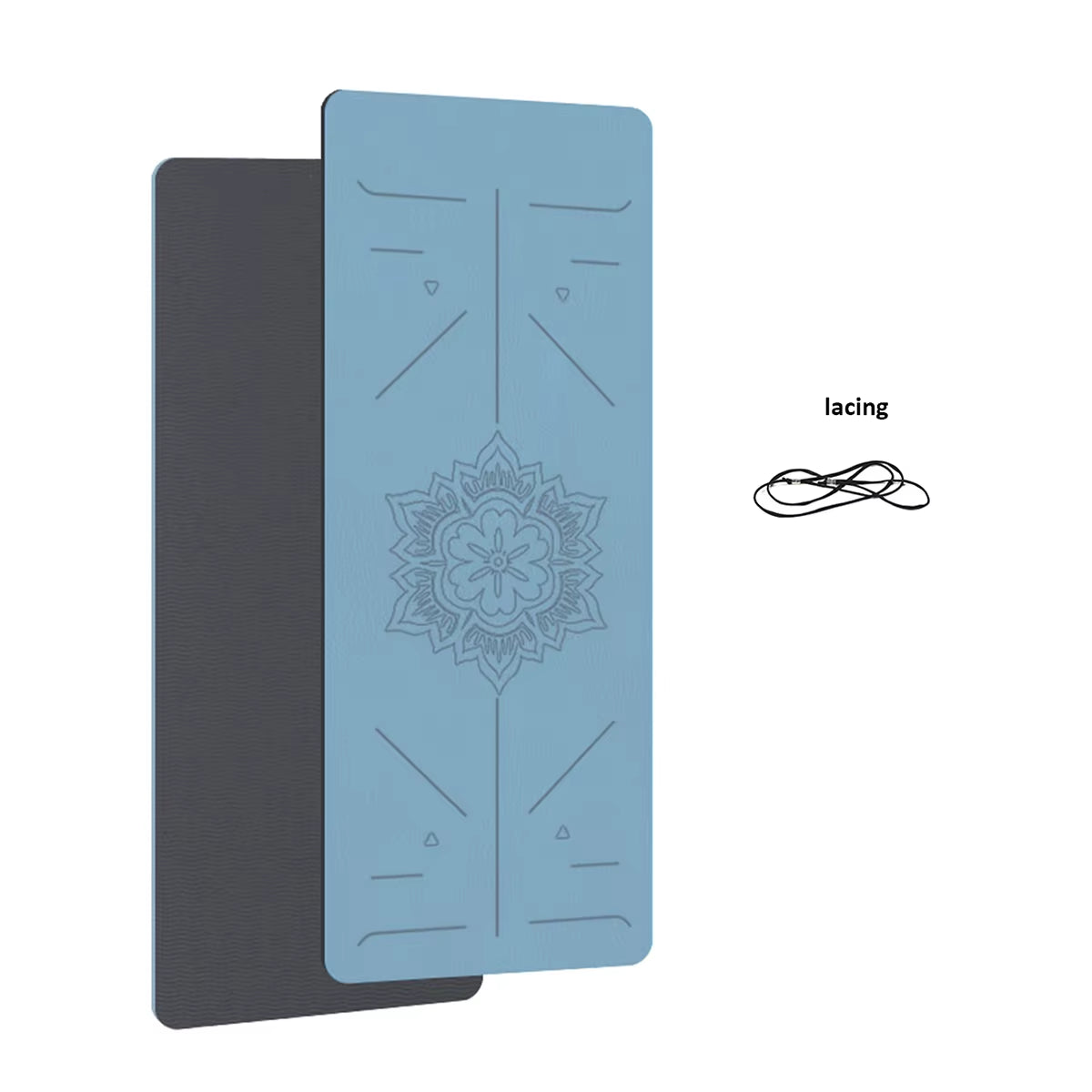 Anti-Slip Yoga MATS, Pilates Fitness MATS, Eco-Friendly, Women'S Yoga MATS, and Exercise MATS Suitable for Home Workouts