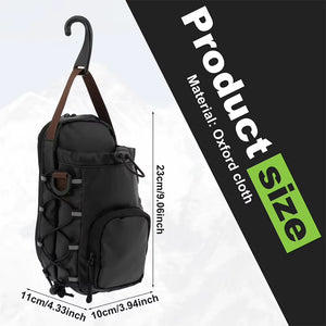 Magnetic Gym Sling Bag with Bottle Holder Gym Crossbody Bag Gym Bottle Carrier Bag for Men Women Gym Accessories Organizer
