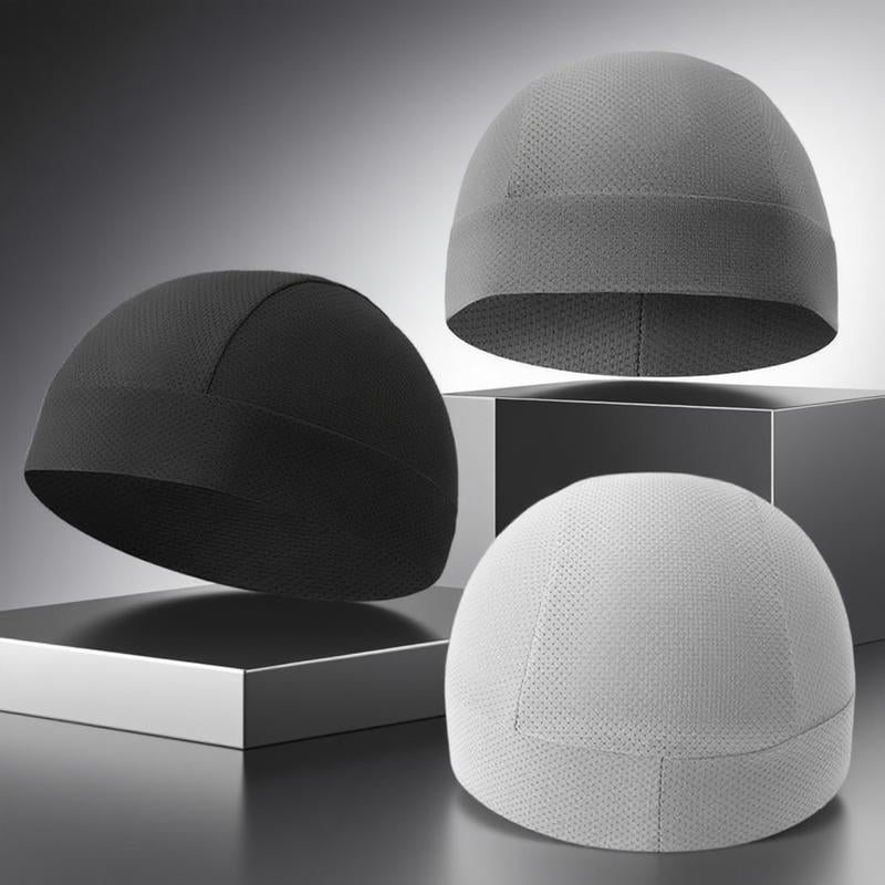 Sports Lined Hat, Brimless Cap, Elastic Helmet, Lined Hat, Unisex Cycling Essential