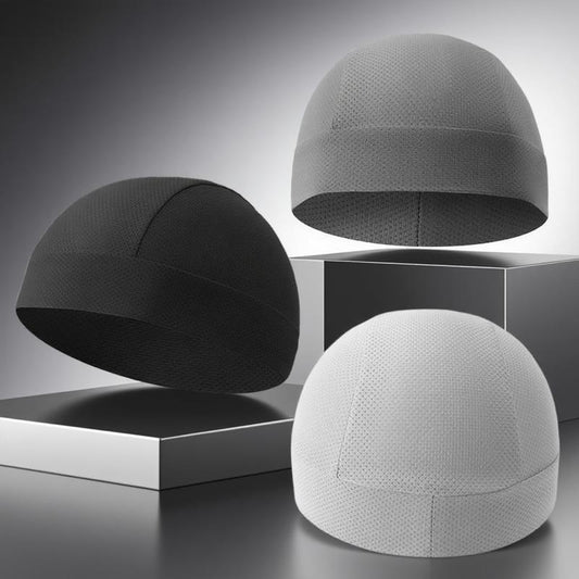 Sports Lined Hat, Brimless Cap, Elastic Helmet, Lined Hat, Unisex Cycling Essential