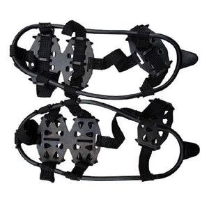 24 Teeth Ice Grips Anti-Slip Ice Claws Winter Gripper Unisex Snow Claw Shoe Covers Climbing Chain Crampons Outdoor Accessories