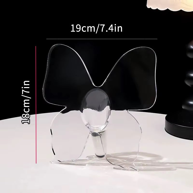 {NN74} Transparent Butterfly Acrylic Flower Vase Three-Dimensional Flower Arrangement Accessories Butterfly Vase Home Decoration